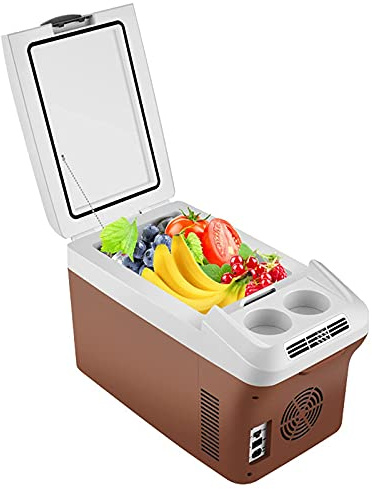 Car Fridge Portable,Portable Compressor Cooler and Freezer, 15 Litre Mini Fridge Freezer Car Refrigerator, For Bedroom, Home, Caravan, Car