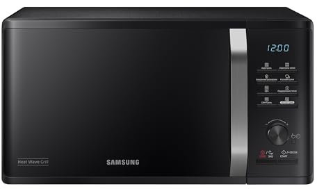Samsung Grill Microwave, 800W, Capacity: 23 Litre, Type G, Push Buttons, Black, MG23K3575AK/EU