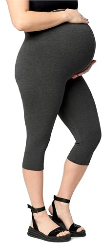Merry Style stora storlekar damer 3/4 mammaleggings av viskos MS10-461, Mörkmelerad, 7XL stor