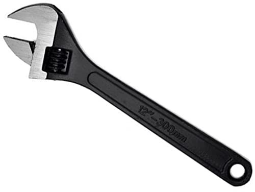 Llave inglesa ajustable grande de 12 pulgadas, herramienta manual de reparación con apertura de mandíbula, herramientas manuales de reparación portátiles, llaves inglesas