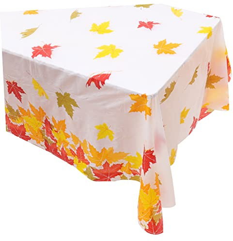 FUNOMOCYA Tischdecke Mit Blättermuster Ölbeständige Tischdecke Schöne Für Picknick Und Party