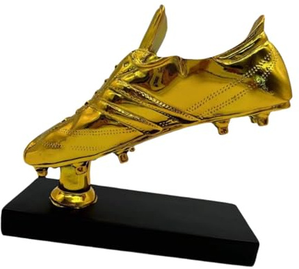Harilla Trophée de Football Trophée de Football Statue décorative Cadeaux pour Les Fans Figurine de trophée en résine pour la décoration de la