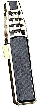 Windproof Butane Lighter for Outdoor Camping Super Powerful Blue Flame Spray Gun Lighter Rechargeable and Adjustable Torch Lighter Torch Lighter for BBQ, Stove, Candle, Kitchen (Gray)