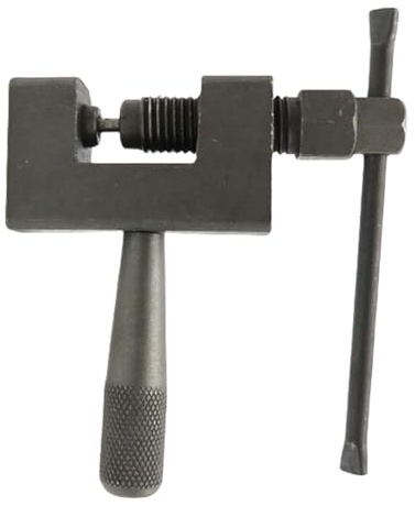 Motorcycle Chain Breaker Carbon Steel Chain Breaker Splitter Link Riveter Riveting Repair Tool Set for Motorcycle