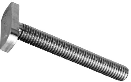 RYSUPPLY Hammerkopfschrauben aus Edelstahl M10 X 70 Ankerschrauben | T-Schraube | 10 Stück | In diversen Größen und Mengen erhältlich