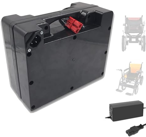 SSCYHT Batería Litio para Silla de Ruedas eléctrica de 24 voltios 24V 10Ah 12Ah 15Ah 18Ah 20Ah 25Ah 30Ah 35Ah 40Ah 45Ah 50Ah para Kit de Motor de 250W 500W 750W 1200W,24v12ah