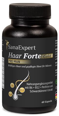 SanaExpert® Haar Forte Gold Pro Man Haarpflege-Supplement für Männer
