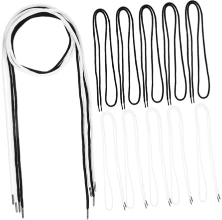 DOITOOL 16stücke Ersatz-kordelzug Für Hoodies Hosen Und Kleidung Baumwollkordel Langlebig Und Atmungsaktiv Für Reparaturen Und Bastelarbeiten Geeignet Kordelzug-seil Und Schnürsenkel
