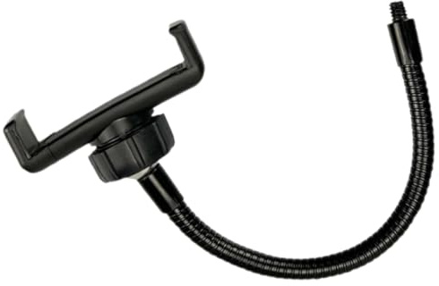 BESPORTBLE 4pcs Hose Phone Clamp Holders for Microphone Stand Tray Mobile Phone Clamp Hose Microphone Stand Clip for Live Streaming and Recording