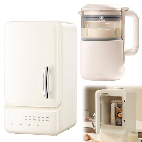 Machine a Jus, Centrifugeuse Extracteur de Jus, M1 Wall Breaker Machine - 1200ml Blender, 13 Lourd Fonctions, 41207 Tr/Min, Son Doux 35 dB, Chauffage Uniforme en Forme De U