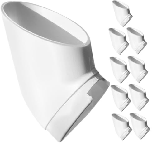 DIYEAH 10 Pezzi Bicchieri per Piantare Verdure in PVC Resistente Contenitori Idroponici Verticali per Crescita Fuori Vasi per Giardino e Fioritura Indoor Riutilizzabile