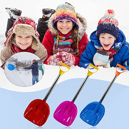 Générique Pelle À Neige pour Enfants de 59 cm pour Enfant Pelle à Creuser Amovible avec poignée en D Pelles à Neige pour activités de Plein air pour Enfants dans la Cour et Le Jardin 1PC