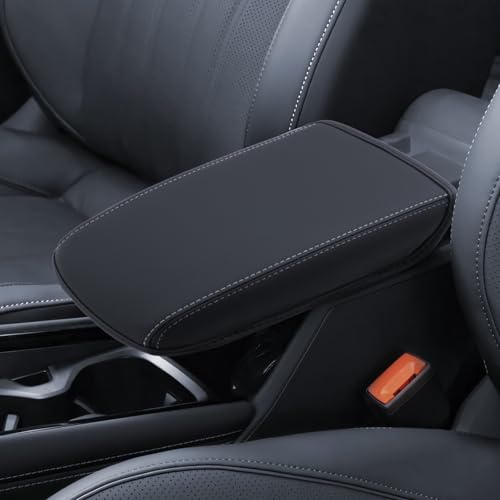 LANTU Copertura del bracciolo centrale per Tiguan 3 2024-2026 in cotone spesso imbottitura in microfibra di poliuretano rivestimento in pelle PU copertura protettiva impermeabile e antiscivolo VW