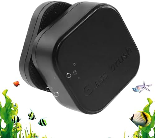 Pulitore magnetico per acquario – Pulitore per acquari piccoli cuscinetti magnetici – Forniture di rimozione, strumento per la pulizia 'acquario per terrari, tartarughe, pesci