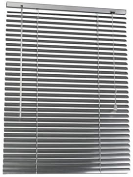 Compribene.it Risparmia con un click Tende Veneziane Tenda Veneziana in Alluminio Lamella da 25 mm Grigia - H 180-250 cm