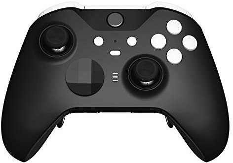 eXtremeRate Soft Touch Vit Ersättningsknappar för Xbox One Elite Series 2 Controller, LB RB LT RT Stötfångare Triggers ABXY Starta Back Sync Profile Switch Keys för Xbox One Elite V2 Controller Modell 1797