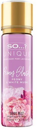 So…? Unique Peony Blush Brume Corporelle Parfumée Pour Femme 150ml