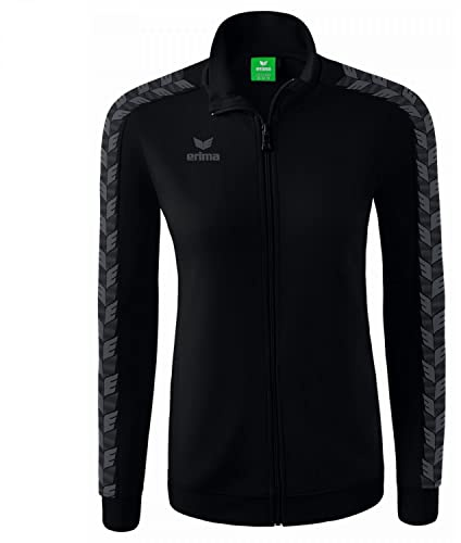 Erima dam Essential Team Tracktop Jacka (2032212), svart/slate grey, 38