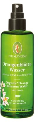 PRIMAVERA Pflanzenwasser Pfefferminzwasser bio* 100 ml – naturreine Pflanzenkraft – Glasflasche – Hydrolat, Körperspray, Aromatherapie – vitalisierend, erdend – vegan