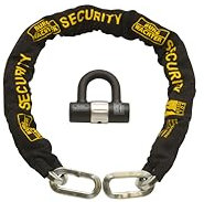 Burg Wachter Sold Secure Diamond 12mm 1M Bike Chain & Lock Kit