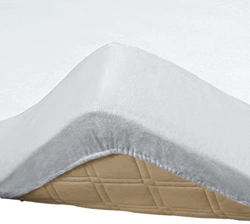 Erwin Müller Kinder-Spannbettlaken Prenzlau wasserdicht Molton weiß Größe 70x140 cm