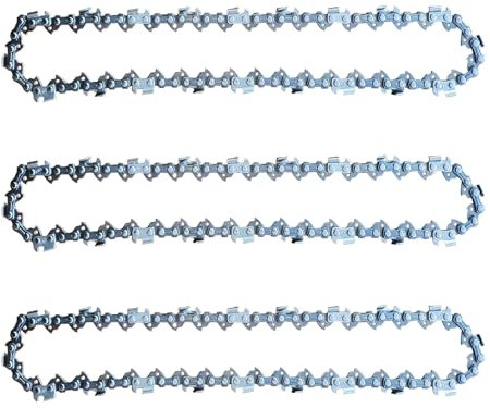 Atunee Set di 3 catene per motosega 25 cm 1,1 mm 40TG per Einhell GC-LC 18/25 Li e GE-LC 18/25 Li, compatibili con Husqvarna 436 Li, 536 LiXP