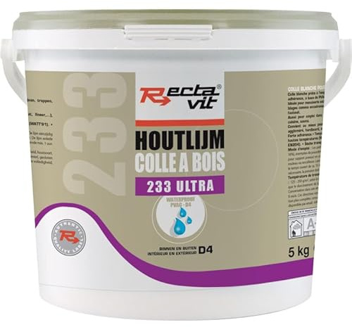 233 Ultra - Colle à bois à forte adhérence - Rectavit - 5 kg