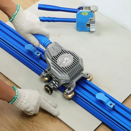 guoyjmm Tagliapiastrelle Manuale Tagliapiastrelle di Grande Formato con Ventose Incorporate Coltello a Spinta per Piastrelle Pinza per Piastrelle, per Piastrelle Grandi 2,2/2,3/3/3,8 m,2.3m