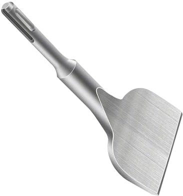 Punte a scalpello, 7,6 cm di larghezza per trapani, set di strumenti a scalpello con estremità in metallo, strumento di rimozione delle piastrelle, raschietto angolato piegato, scalpello per ceramica