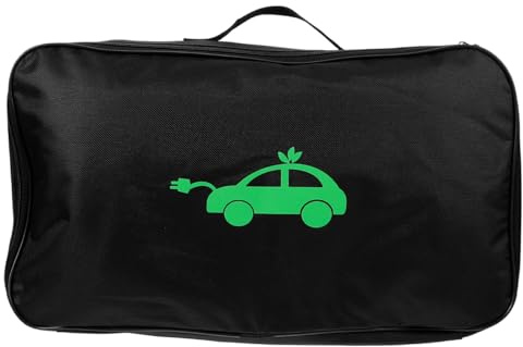 Mobestech Portable EV Charger Storage Bag Rectangle Shape Vehicle Trunk Organizer for EV Cables Compact and Durable Bag for Outdoor Use Ideal for and Travel