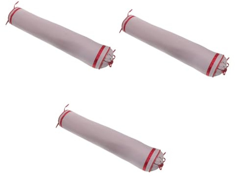 Gatuida 3piezas Cojín Cervical Cilíndrico Funda y Lavable para y Diseño Multiusos para Sillas Sofás y Camas De Cuello