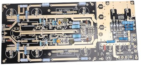 Walfront Phonograph Amplifier Circuit Board Kit PCB Material Enhance Sound Quality for MM Record Player, for HiFi Sound Enthusiasts