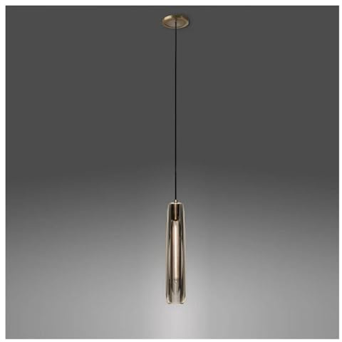 Genérico Lámpara de araña cristal cobre posmoderna Art DecoLED, iluminación lustre, luminaria suspensión for comedor y vestíbulo(Pendant light B)