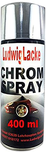 LudwigLacke Chromspray 400 ml Spiegeleffekt in Profi-Qualität – schnell, einfach und beeindruckend glänzend!