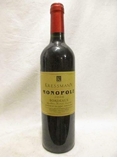 bordeaux kressmann monopole fût de chêne rouge 2008 - bordeaux
