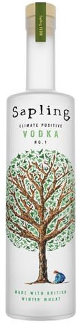 Sapling Spirits Vodka 35cl (ABV 40% Alcohol) – Premium Vodka | Small Batch Production | Sustainable – A Sapling Tree is Planted for Every Bottle Sold