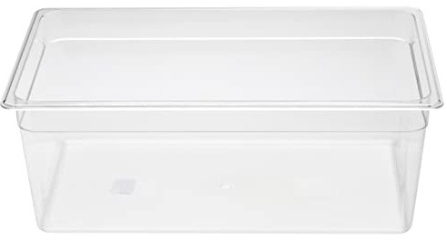 Allpax GN Behälter 1/1 aus Polycarbonat (PC) - Höhe 200 mm - 25,0 Liter Inhalt - transparent - BPA frei - geeignet für ALLPAX Sous Vide Thermostat SV2 & SV70