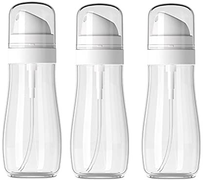 Aurdox spritzer spray bottles 100ml, Water Mister Clear spritz Bottle, Aerosol Fine Mist Curly Spray Bottle Empty for face, hair, Cleaning-3 Pack
