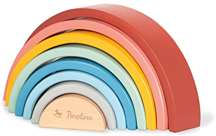 Pinolino Ruby', giocattolo per abilità motorie, 8 pezzi, colorato