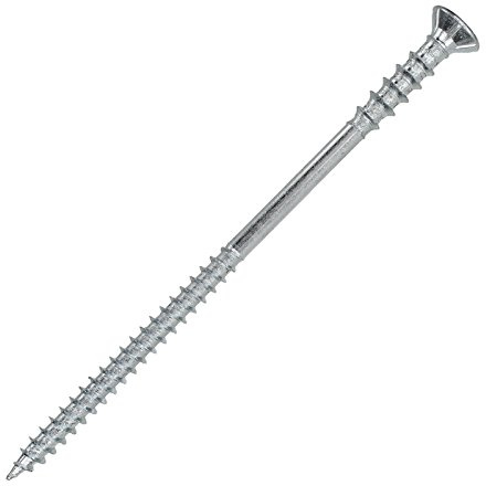 Justierschrauben 6x120 mm | Distanzschrauben Abstandsschrauben mit Fräsrippen - 100 Stück