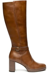Nero Giardini I514621D Stivali Donna in Pelle - Cuoio 37 EU