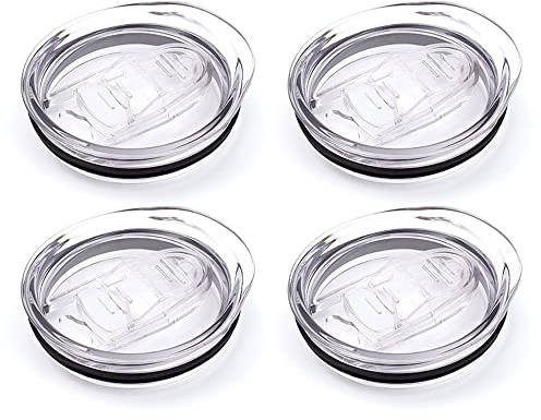 340 ml Weinglas-Deckel ohne Stiel (4 Stück), 7,4 cm Durchmesser, auslaufsicher, für Sivaphe und Corkcicle doppelwandige Edelstahl-Reise-Kaffeebecher