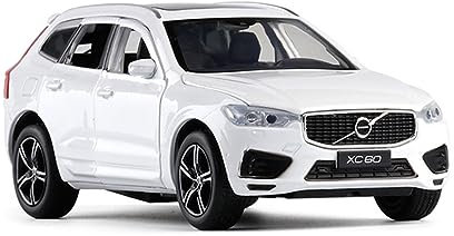 LANUVA Meilleur Cadeau 1/32 pour Volvo XC60 Haute Simulation Modèle De Voiture Tout-Terrain Moulé Pression Artisanat Décoration Collectionner (Color : Bianco)
