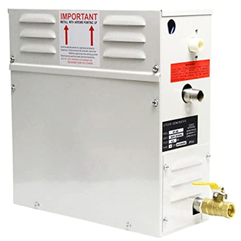 SHENGSHIYU 3kw/4.5kw/6kw/8kw/9kw Generador Vapor Portátil Generador del Vapor Sauna Generador Vapor con Temperatura Y Contador Tiempo del Regulador Digitaces,220V-3KW