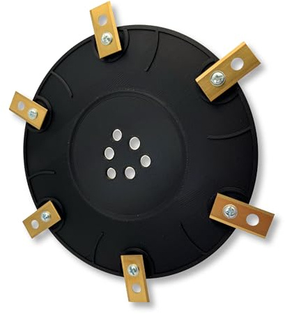 3DHerb Disco per lama Worx Landroid 6 scomparti / 6 lame L1500 L2000 WR153E WR155E (185 mm di diametro – 220 mm di larghezza di taglia)... Piatto di taglio Tuning in qualità comprovata Consegna senza