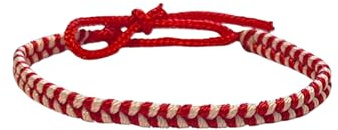 MIBANDERA Fotbollsarmband Madrid elastiskt Rödvitt sportarmband Elastisk Canvas Herr Kvinna., 1 cm ancho, Elastisk kanfas