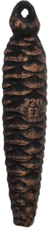 KD89 Cuckoo Clock Weight - Handmade in Germany - Cast Iron and Pine Cone Shape (320g)