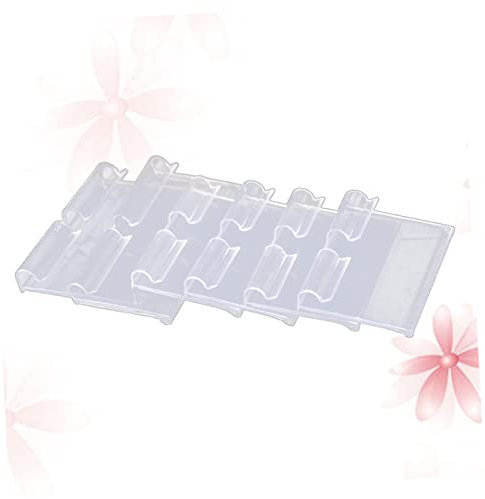 CAXUSD Displayhalter 10St Supermarkt-Preisschilder PVC-Preisschilder Preisschilder im Supermarkt Clip am Korbetikett Etiketten Einzelhandelspreisschild klares Preisschild Regal Regale