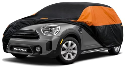 GUNHYI Car Cover Custom Fit for Mini Countryman F60 R60 Waterproof, Breathable, All-Weather Outdoor Full Cover for Rain, Sun, UV Protection