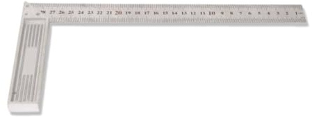Straight Edge, 30cm Aluminum Alloy 90 Degree Straight Edge Ruler Straightedge Right Angle Ruler for Machinist Engineers, Woodworking, Construction(Thickened)